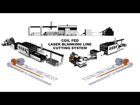 Automatic Coil Fed Laser Blanking Line & Cutting System