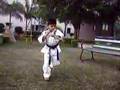 Param Ravan performs isshinryu karate Kubudo kata