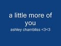 a little more of you a little more of you