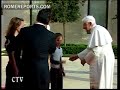 Pope visits King Abdullah and Rania