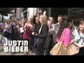 Justin Bieber in London for the first time