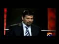 Mustafa Kamal blaiming just Nawaz and BB infront of clinton