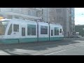 土佐電鉄100形101編成鏡川橋行き＠後免中町停留場
