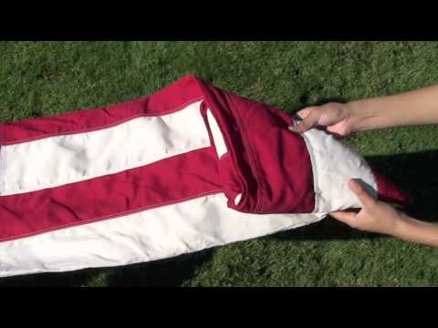 how to properly fold the american flag