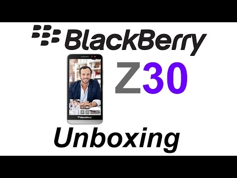 BlackBerry Z30 Unboxing