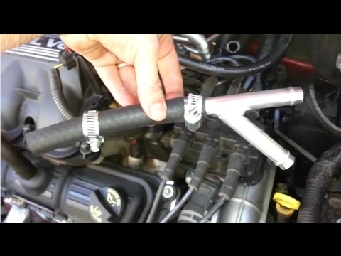 Fix Y Pipe Heater Hose Leak kit 2008-2014 Dodge Caravan Chrysler Town and Country Minivan