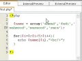 PHP Arrays Exercise