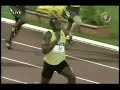 Usain Bolt wins the World Athletics Finals 200 M in 19.68 seconds a championship record in Thessaloniki Greece, September 13, 2009. www.reggae-xpress.com