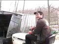 Bolens Tractor taked down a steel shed