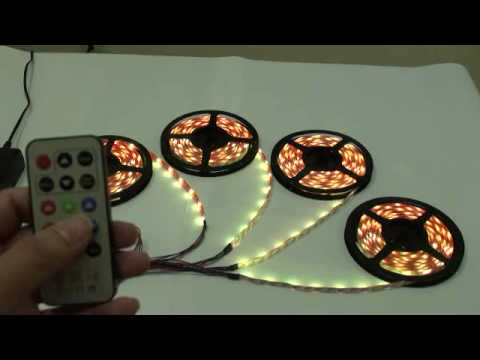 how to control rgb led lights