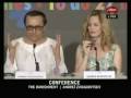 Maria Bonnevie on press conference with K. Lavronenko and A. Zvyagintsev - The Banishment (Izgnanie)