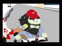 me estoy llendo por la banqueta south park