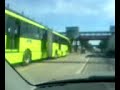 imprudente en carril de transmetro