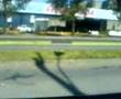 imprudente en carril de transmetro