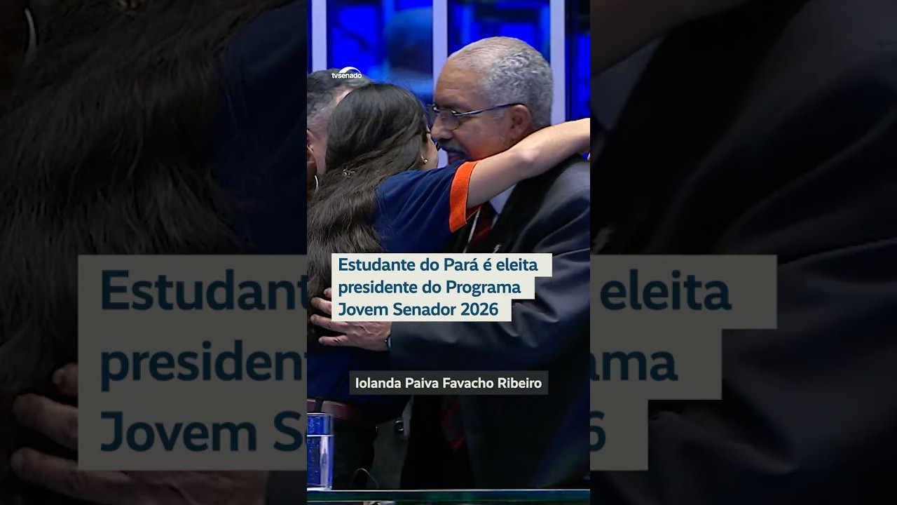 Jovem Senador 2026: Iolanda Ribeiro assume presidência de Mesa Diretora feminina #Shorts