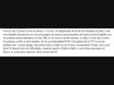 Yahoo Answer: Come dico a mia madre che ho fatto l’amore con mio fratello? Yahoo Answer: Come dico a mia madre che ho fatto l’amore con mio fratello?