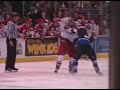 Hockey Fight: Curtis Tidball Vs. Chris Gehrke
