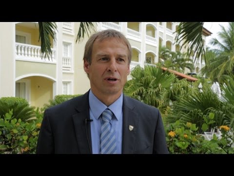 Us - Jurgen Klinsmann gives his thoughts on being in Group G at the 2014 FIFA World Cup with Germany, Portugal and Ghana. More info: http://www.ussoccer.com Subsc...