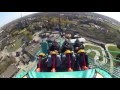 Ozz from Rock95 on the Leviathan at Canada's Wonderland (POV)!