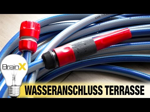 Gartenschlauch Wasseranschluss auf Balkon und Terrasse leicht gemacht!