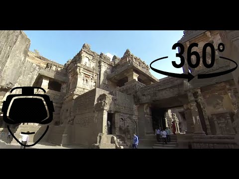 Ellora Caves | Kailasa Temple, India, 360° VR - YouTube