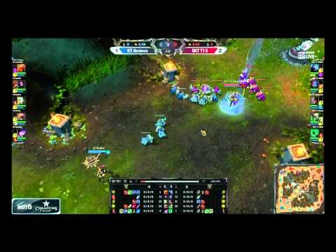 LOL CHAMPIONS SUMMER 2014 (KT Arrows vs. SKT T1 S) Match4