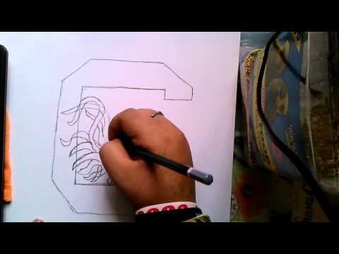 how to draw the k state logo
