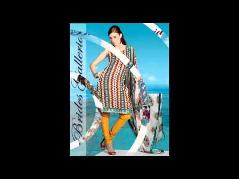 churidar - Buy Latest Trendy Cotton Printed Churidar & Shalwar Kameez from http://bridesgalleria.com One of the primary purposes of Cotton Salwar Kameez or Churidar Sui...