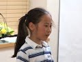 子供英語自己紹介スピーチ・小学３年生・女子