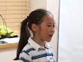 子供英語自己紹介スピーチ・小学３年生・女子