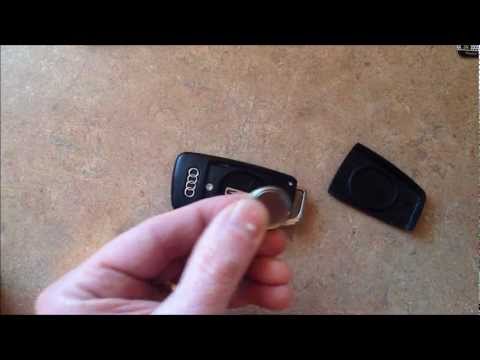 How to replace the battery in your Audi A6 key fob.