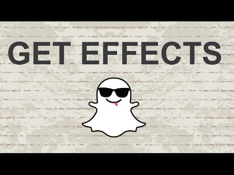 how to get more effects on snapchat