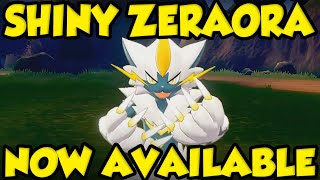 SHINY ZERAORA NOW AVAILABLE IN POKEMON SWORD AND SHIELD + Shiny Zeraora Moveset Guide Gen 8 by Verlisify