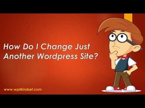 how to remove just another wordpress site