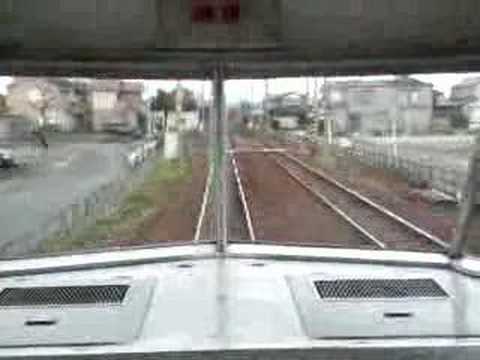 名鉄　パノラマカー先頭車両からの車窓