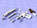 1911 handgun assembly animation