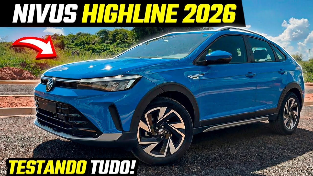 Novo VW Nivus Highline 2026 - Teste Completo e Consumo!