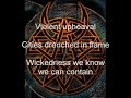 Disturbed- Avarice w/ Lyrics