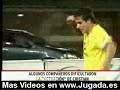 CHRISTIAN  de la UD Las Palmas celebra un gol chiki chiki