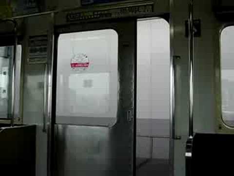 京急800系　片開きドア　ドア閉