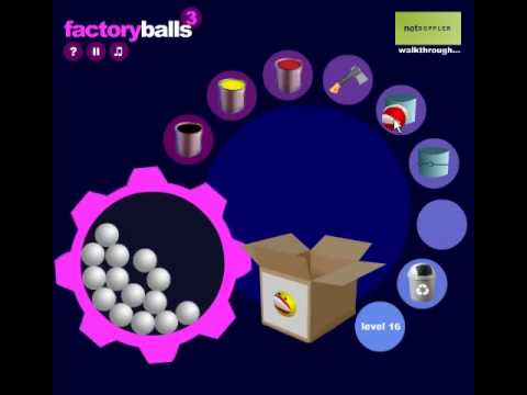 Factory Balls 3 Walkthrough - All Levels - 1-30