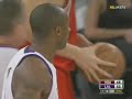 Kobe Bryant defending Ron Artest