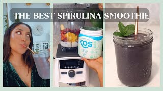 💚 My Go-to Spirulina Smoothie That Actually Tas