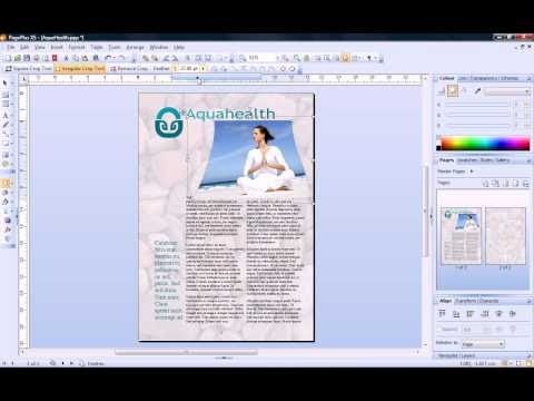 Serif PagePlus X5 Tutorial - The Crop Tool