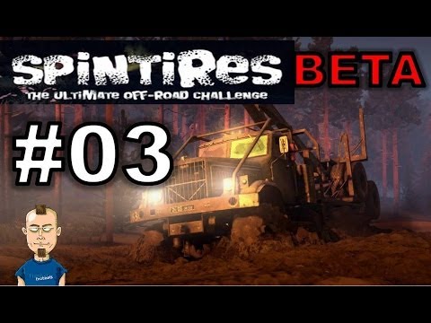 Mini Let's play Spintires #3 [Beta 1080p] - Der Kraz mit dem Kran