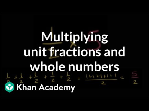 Multiplying fractions and whole numbers