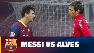 მესსის გოლები დიეგო ალვესის კარში. (ვიდეო)