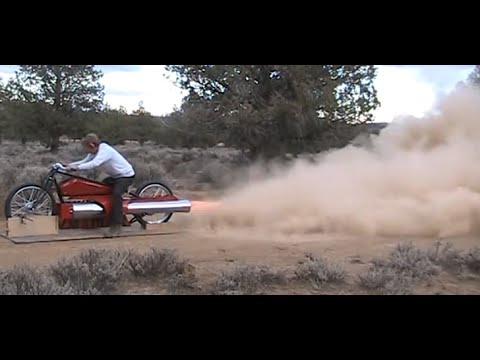 Crean una motocicleta con motores de jet