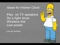 Homer J Simpson Clock - Mod