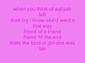 think of aaliyah lyrics think of aaliyah lyrics